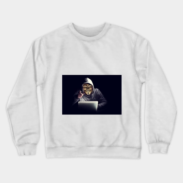 hacker Crewneck Sweatshirt by theendhascome